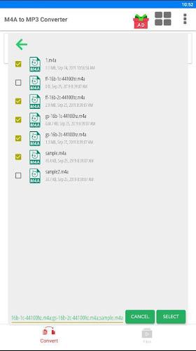 M4A to Mp3 Converter - M4b to Screenshot 1