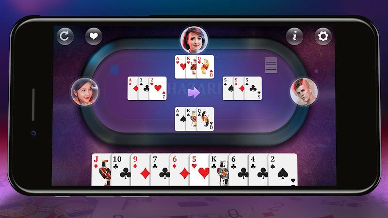 Hazari Card Game Offline Скриншот 2