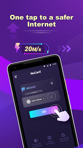 NoCard VPN - No Card Needed Capture d'écran 1