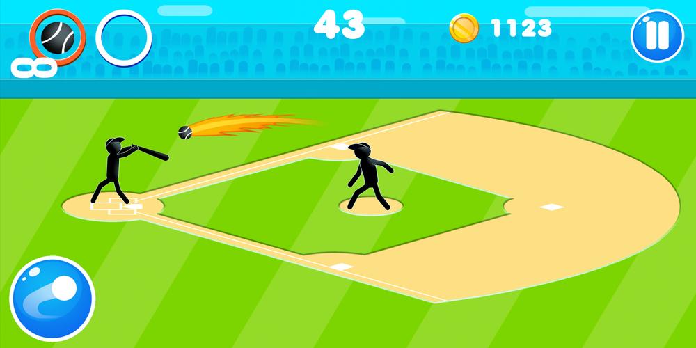 Stickman Baseball Screenshot 1