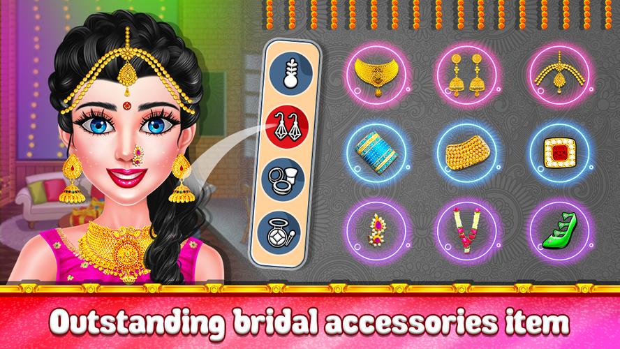 Indian Wedding Makeup Dressup Screenshot 1