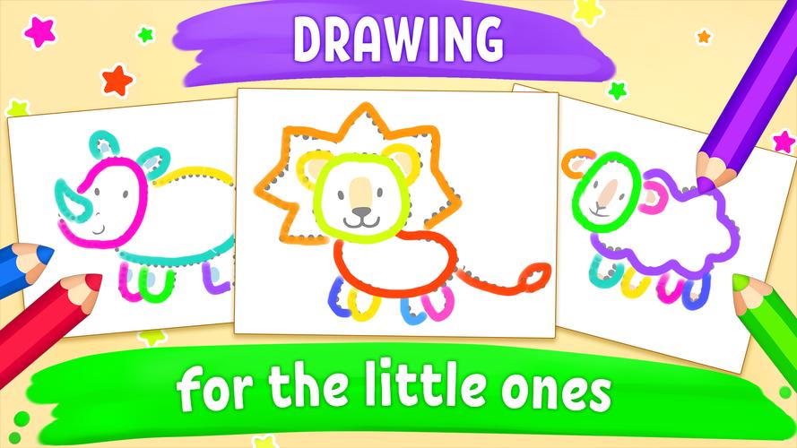 Coloring book Games for kids 2 Screenshot 1