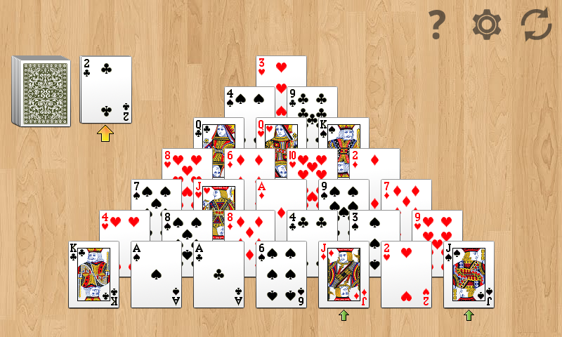 Pyramid Solitaire! 스크린샷 1