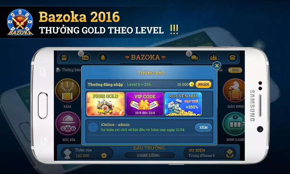 Bazoka - game bai online 2016 Captura de tela 2