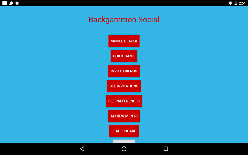 Backgammon Social Capture d'écran 1