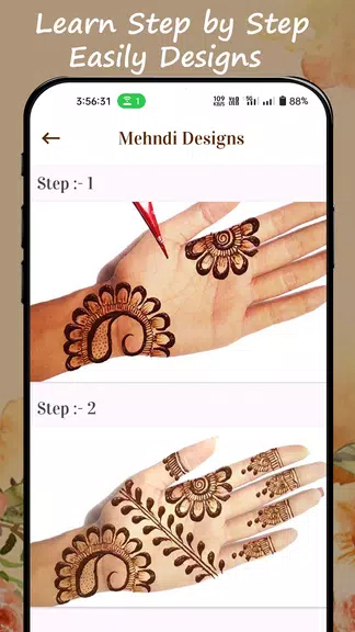 Mehndi Design Easy Simple Screenshot 2