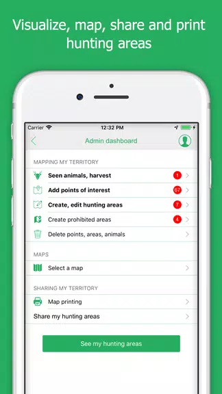 Hunting Map, the GPS for hunters Capture d'écran 3