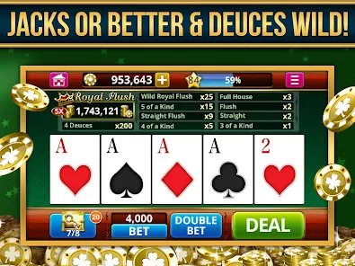 Video Poker Play Poker Offline स्क्रीनशॉट 2