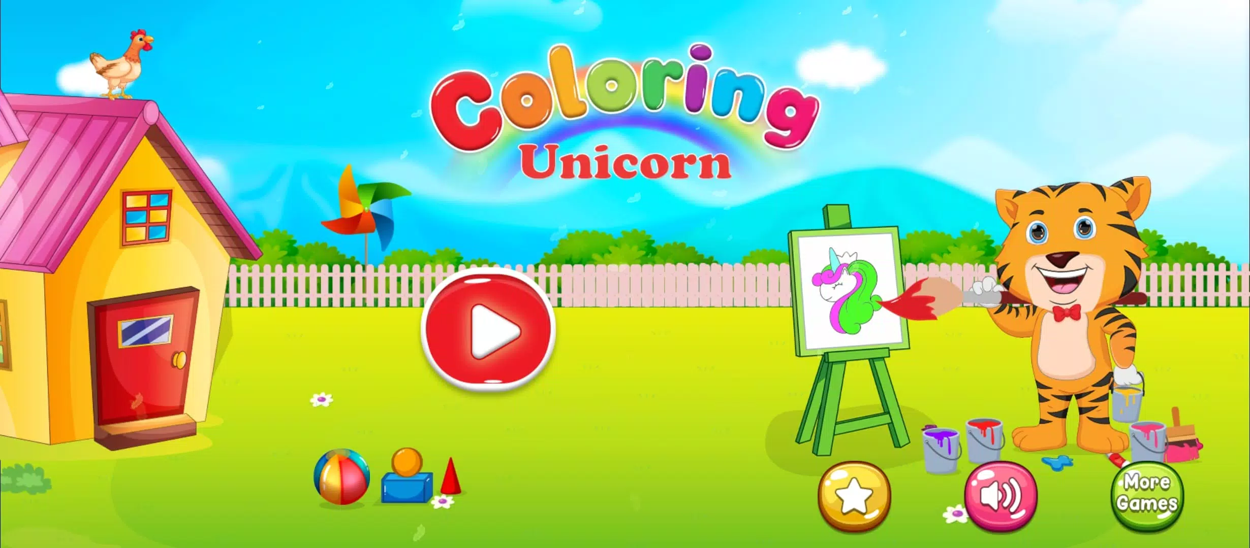 Little Unicorn Coloring Pages应用截图第1张