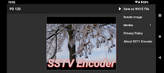 SSTV Encoder Captura de tela 2