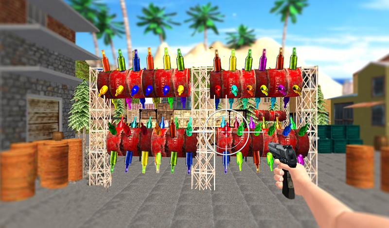 FPS Gun: Bottle Shooting Game 스크린샷 4