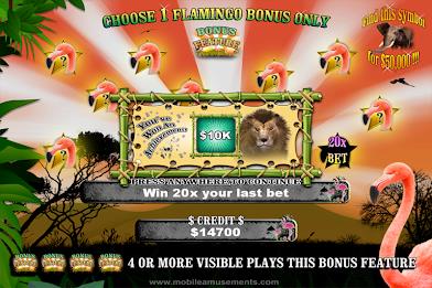 Flamingo Safari Slots Capture d'écran 2