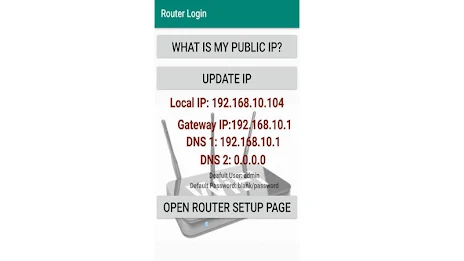 Router Setup Page - WiFi Passw 스크린샷 1