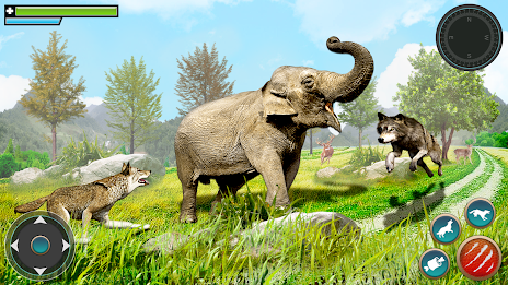 Wild Wolf Games: Animal Sim 3D應用截圖第2張