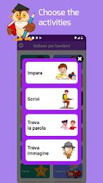 Learn Italian for kids Capture d'écran 3