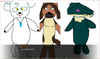 /r/furry - the visual novel Captura de pantalla 1