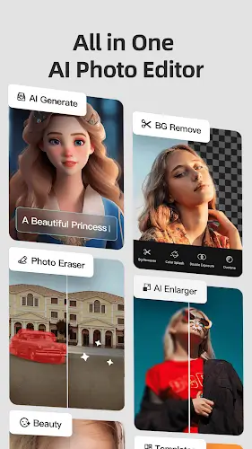 Photo Editor, Collage - Fotor 스크린샷 1