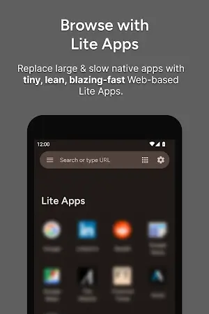 Hermit — Lite Apps Browser Скриншот 1