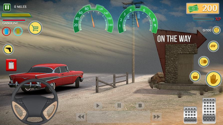 Long Road Trip Games Car Drive Captura de pantalla 1