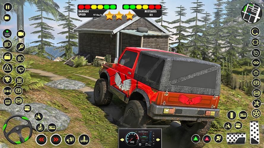 US Offroad Fury Car Driving 3D स्क्रीनशॉट 3