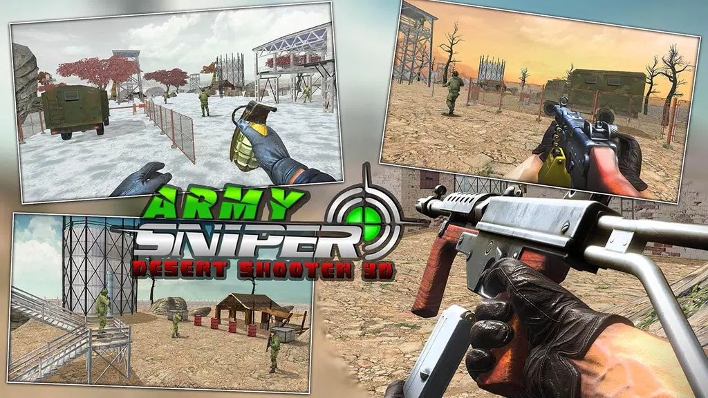 Army Sniper Desert 3D Shooter 2019應用截圖第3張