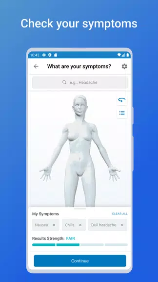 WebMD: Symptom Checker Screenshot 1