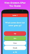 Riddle Quiz With Answers Captura de tela 2