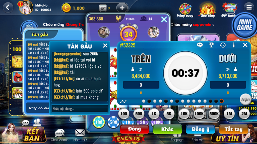 Epic JackPot: Đại gia Game bai Club 스크린샷 4