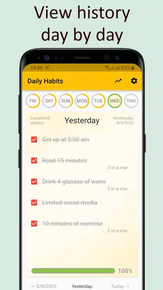 Daily activities tracker Captura de tela 4