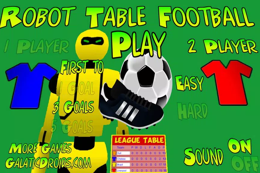 Robot Table Football Captura de tela 3