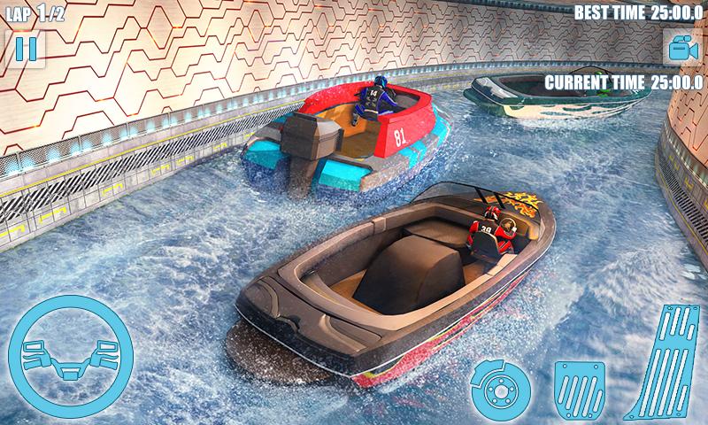 Speed Boat Crash Racing Captura de pantalla 1