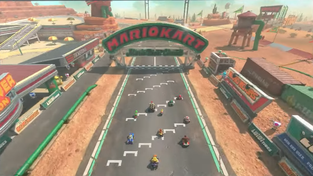 Mario Kart 9 Blick auf 