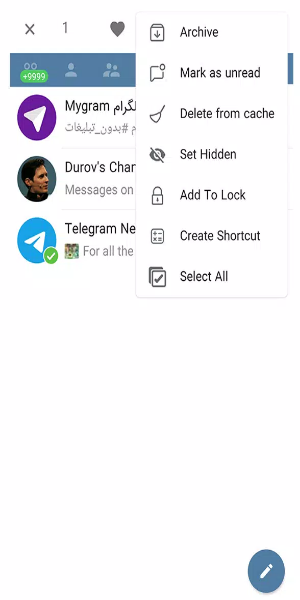 MyGram Messenger Скриншот 2