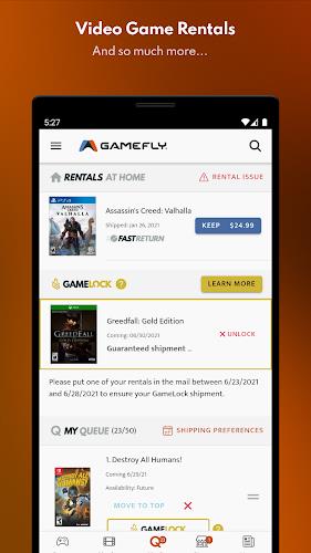 GameFly Capture d'écran 1