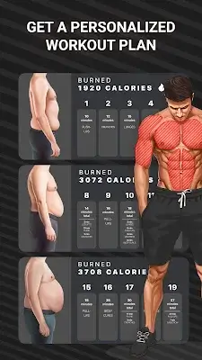 Workout Planner Muscle Booster Captura de pantalla 2