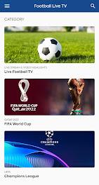 Live Football TV Sports Stream Capture d'écran 1