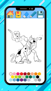 Scooby coloring doo cartoon ga Captura de tela 3