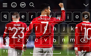 Cristiano CR7 MANU Keyboard Captura de tela 2