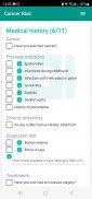 Cancer Risk Calculator Скриншот 3