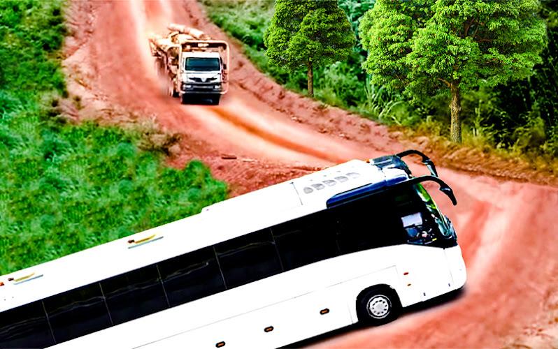 Bus Games: Hill Coach Driving Скриншот 2