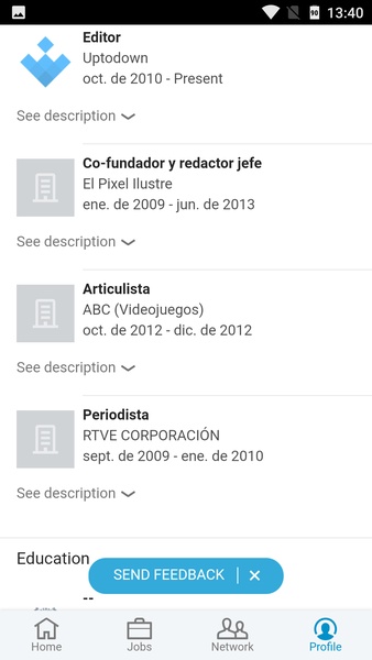 LinkedIn Lite Скриншот 2