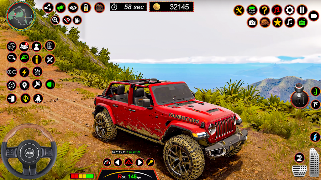 4x4 Jeep Driving Offroad Games Captura de tela 2