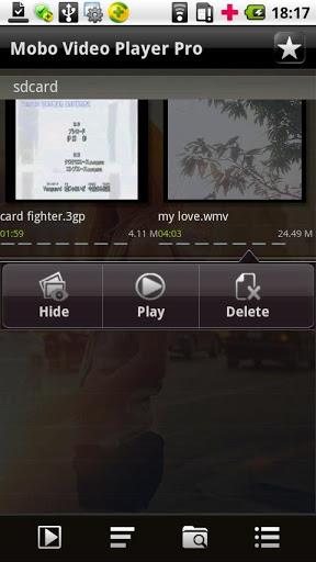 Mobo Video Player Pro 스크린샷 1