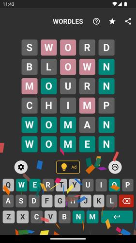 Wordles Unlimited 스크린샷 1