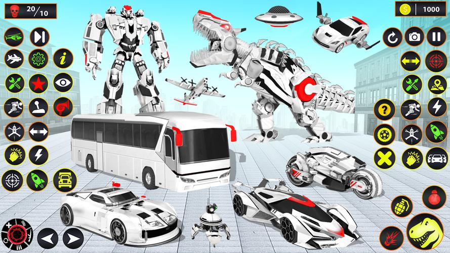 School Bus Robot Car Game應用截圖第2張