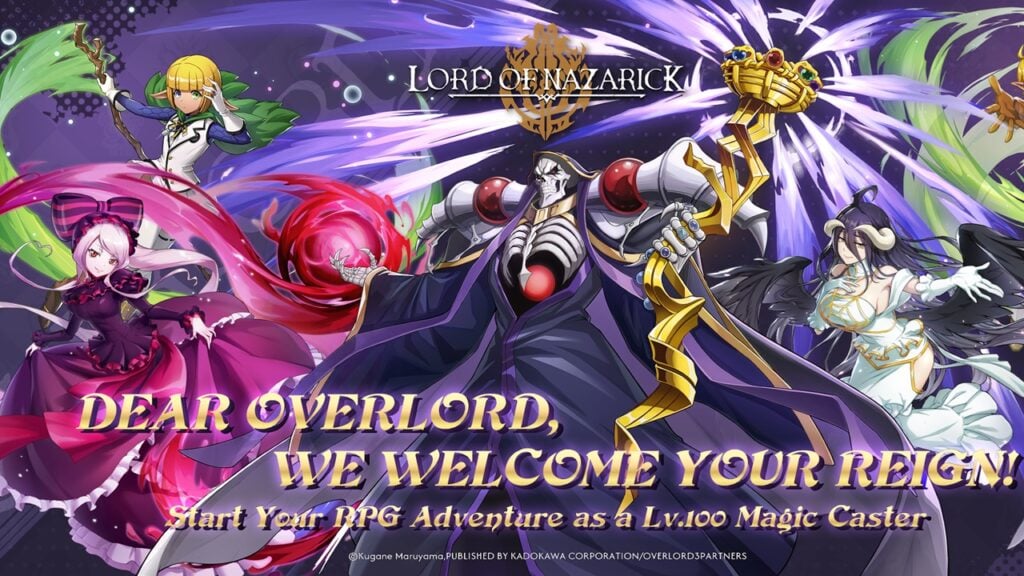 Crunchyroll anuncia jogo para celular Overlord Lord Of Nazarick, pré-registro já disponível