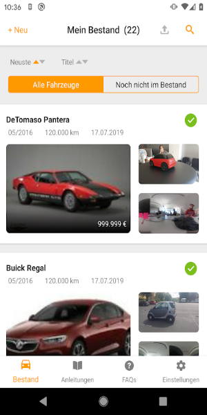 mobile.de Auto-Panorama Screenshot 1