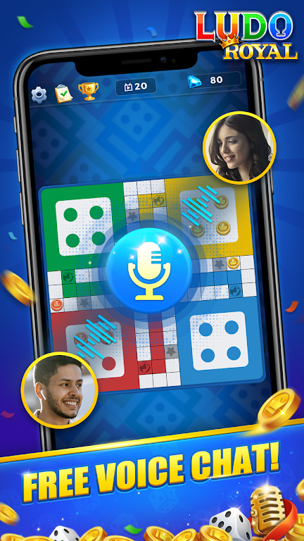 Ludo Royal - Happy Voice Chat Captura de tela 1