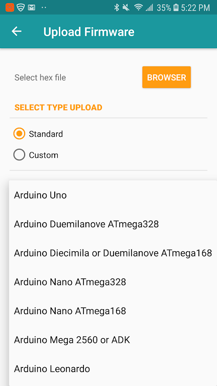 Arduino Hex Uploader-Bin/Hex应用截图第3张