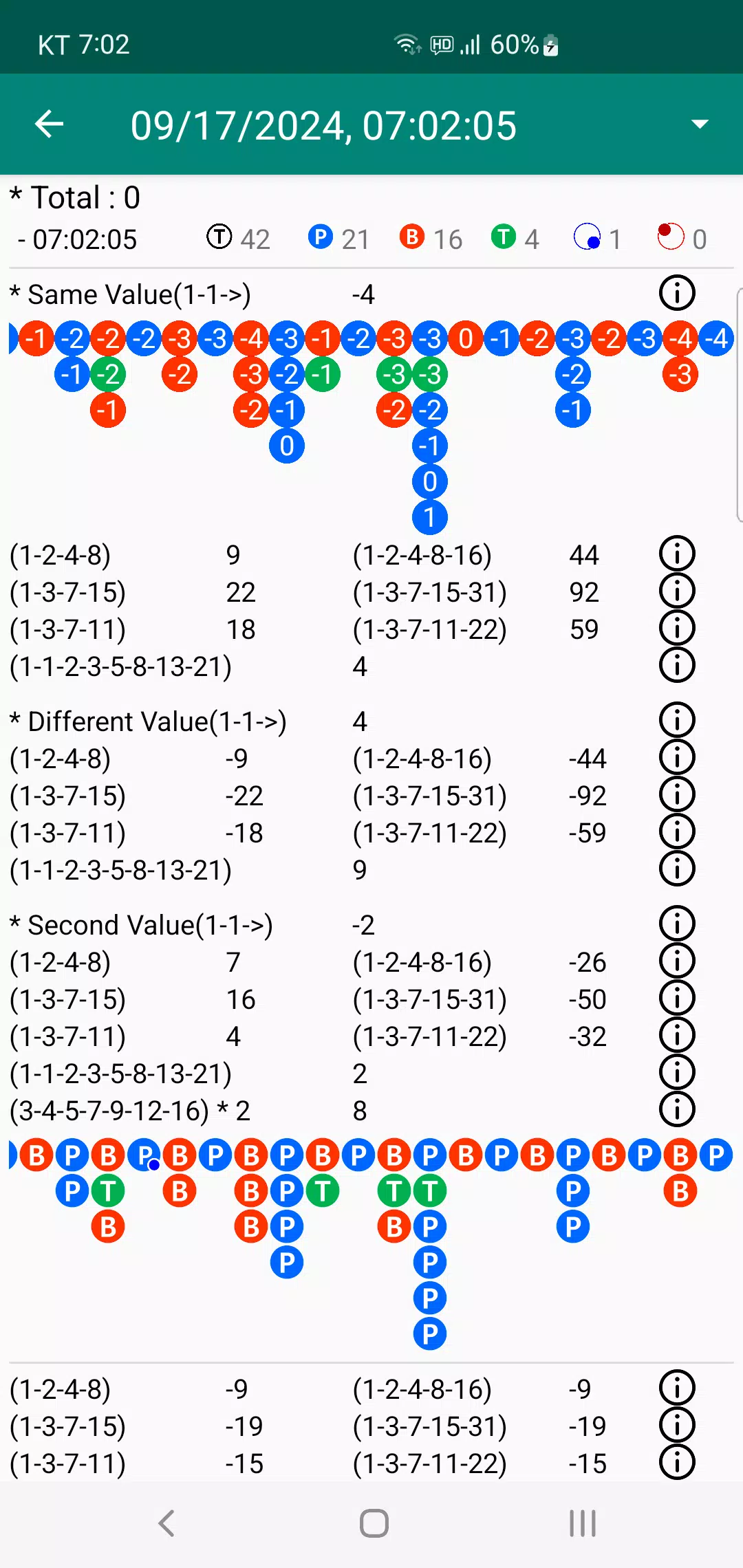Baccarat Analyzer Screenshot 2
